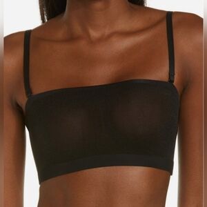 NWT SKIMS Sheer Sculpt Bandeau Size 2X Onyx